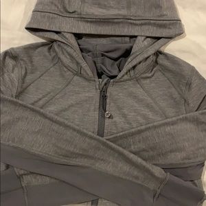 Lululemon long gray hoodie